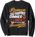 Ramen Dinner Lunch Breakfast Noodle Sweatshirt - Custom Art Print Unisex - T-Shirt, Sweatshirt, Hoodie