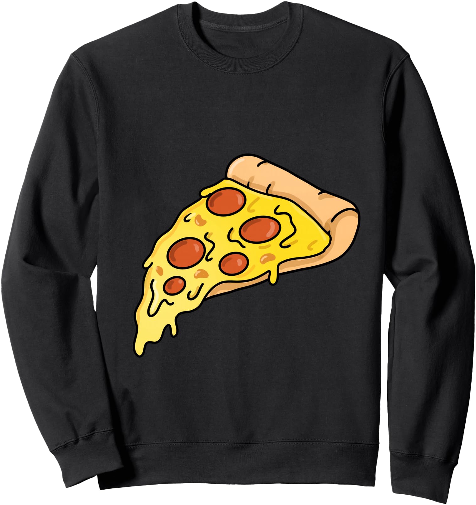 Handcrafted Dripping Pizza Slice T-Shirt - Aesthetic Graphic for Adults - T-Shirt, Sweatshirt, Hoodie