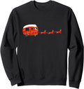 Authentic Reindeer Camper Camping Sweatshirt - Graphic Print Men Women - T-Shirt, Sweatshirt, Hoodie