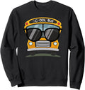Handcrafted Bus Sunglasses School Sweatshirt - Aesthetic Graphic Men Women - T-Shirt, Sweatshirt, Hoodie