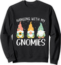 Hanging My Gnomies Artist T-Shirt - Fun Novelty Design for Adults - T-Shirt, Sweatshirt, Hoodie