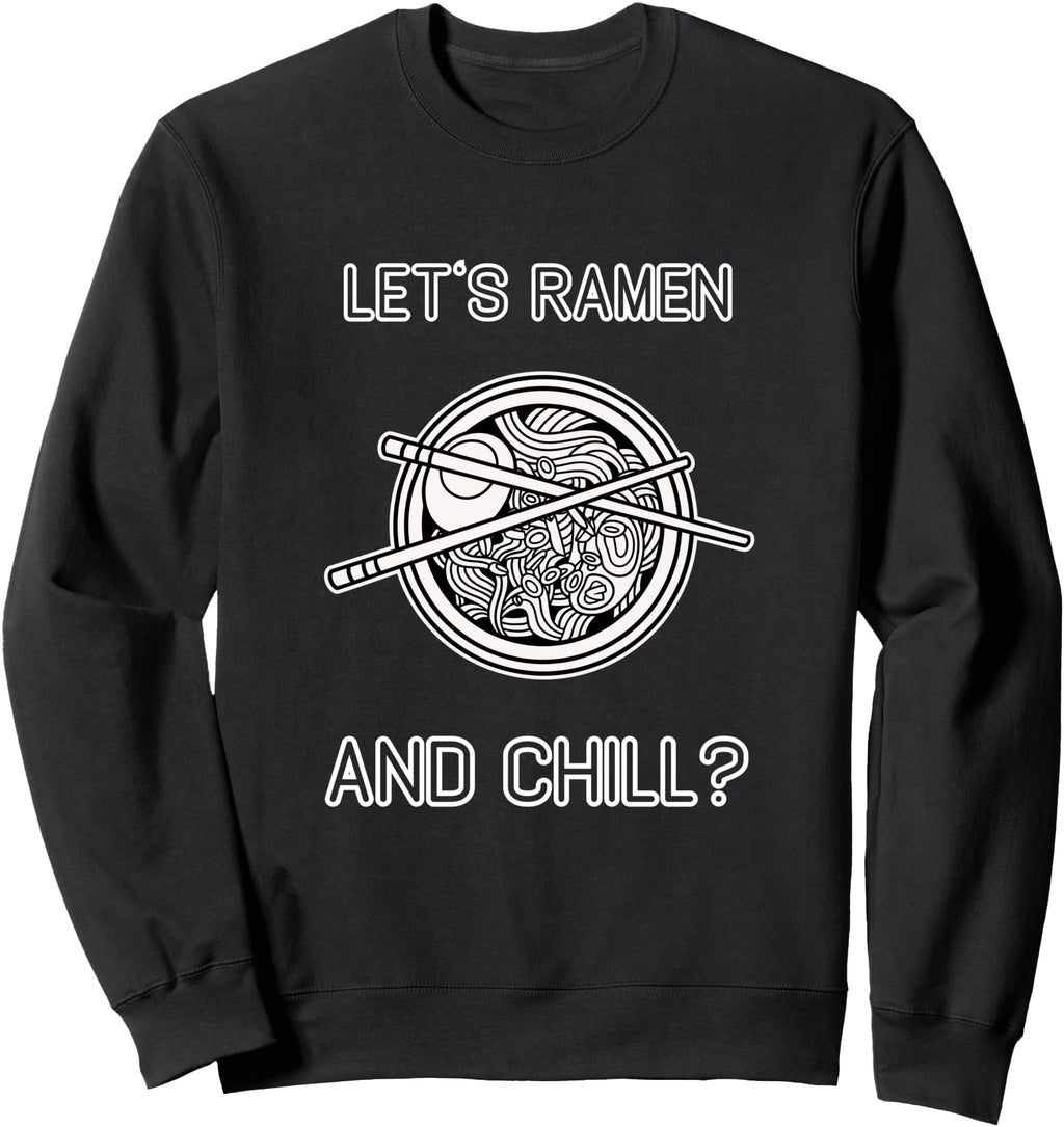 Ramen And Chill Japanese Noodles T-Shirt - Novelty Apparel for Adults - T-Shirt, Sweatshirt, Hoodie