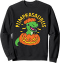 Pumpkasaurus Halloween Dino T Rex Hoodie - Graphic Print for Adults - T-Shirt, Sweatshirt, Hoodie
