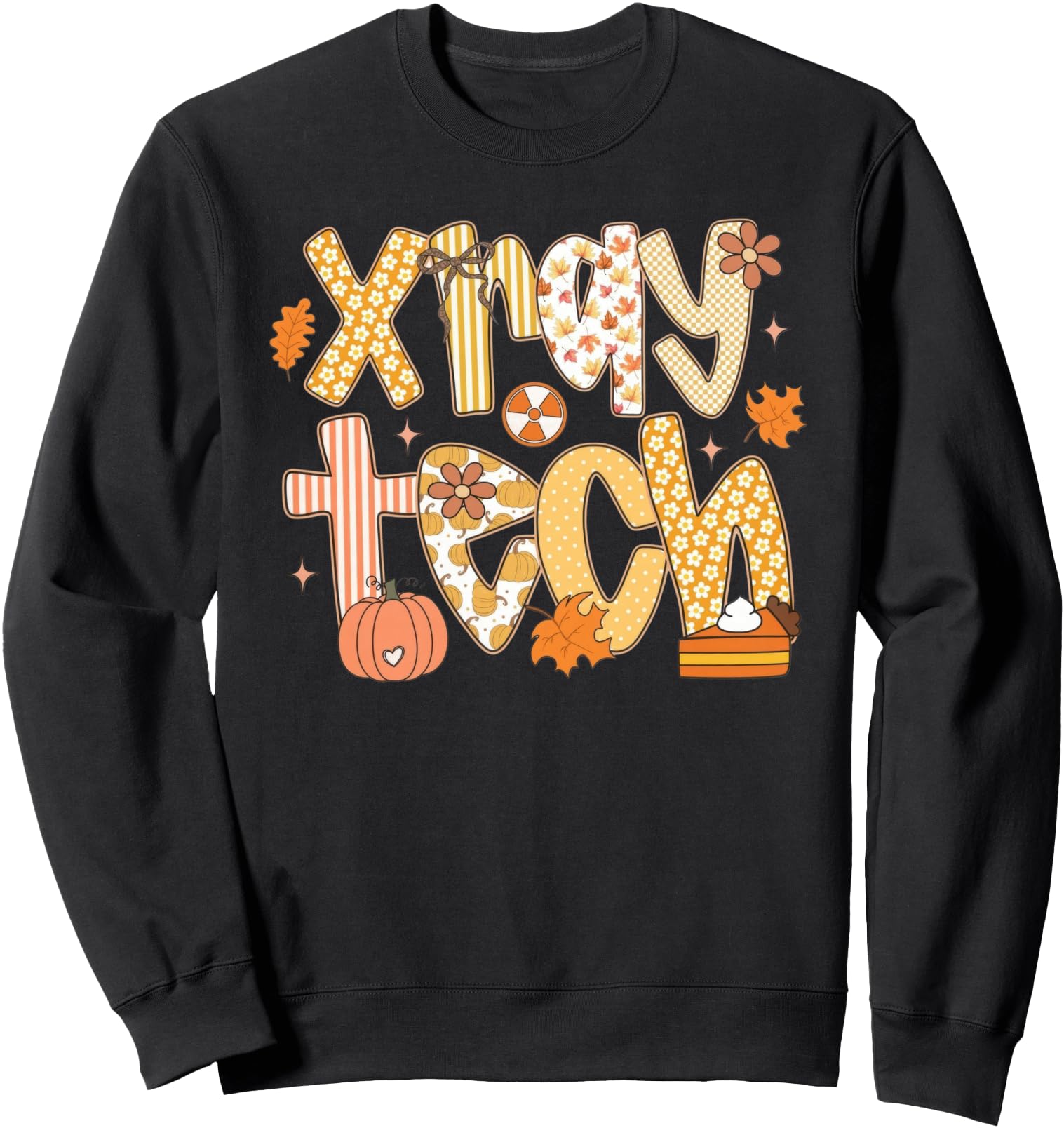 Authentic Xray Tech Fall Radiology Sweatshirt - Unique Graphic Men Women - T-Shirt, Sweatshirt, Hoodie