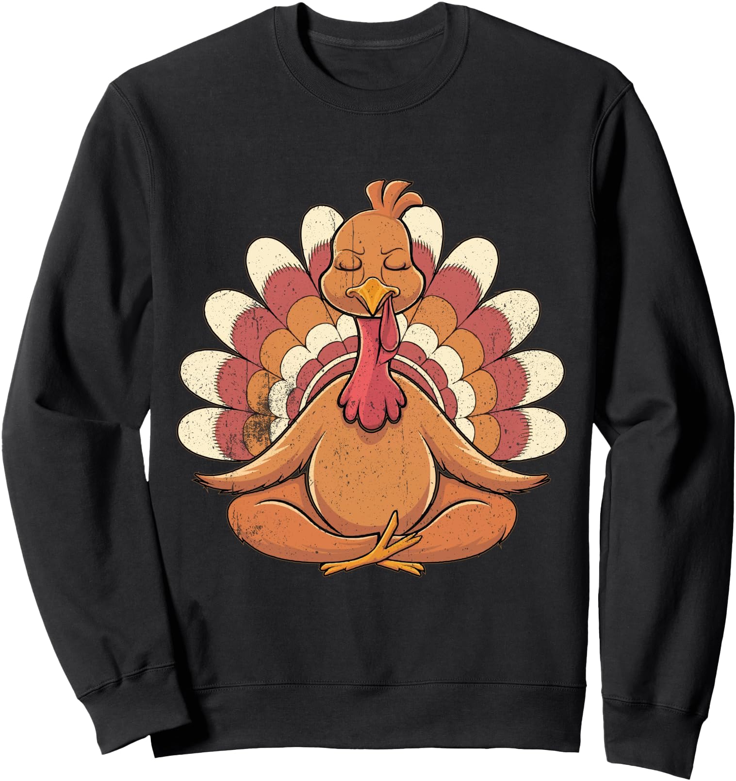 Exclusive Turkey Yoga Thanksgiving Day Hoodie - Graphic Print Unisex - T-Shirt, Sweatshirt, Hoodie
