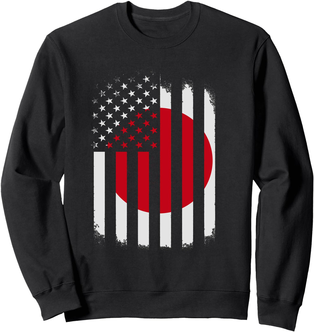 Japan And America Flag Japanese American T-Shirt - Streetwear Style Unisex - T-Shirt, Sweatshirt, Hoodie