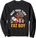 Original Wait Your Turn Fat Thanksgiving T-Shirt - Unique Graphic Unisex - T-Shirt, Sweatshirt, Hoodie