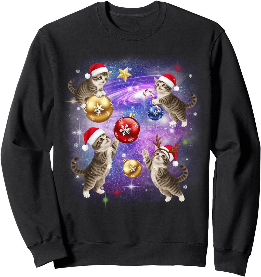 Authentic Cat Space Meowy Ornaments T-Shirt - Trendy Graphic Men Women - T-Shirt, Sweatshirt, Hoodie