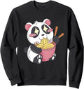 Authentic Panda Bear Ramen Japanese T-Shirt - Minimalist Print Men Women - T-Shirt, Sweatshirt, Hoodie