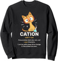 Original Cation Science Cat Sweatshirt - Aesthetic Graphic Unisex - T-Shirt, Sweatshirt, Hoodie