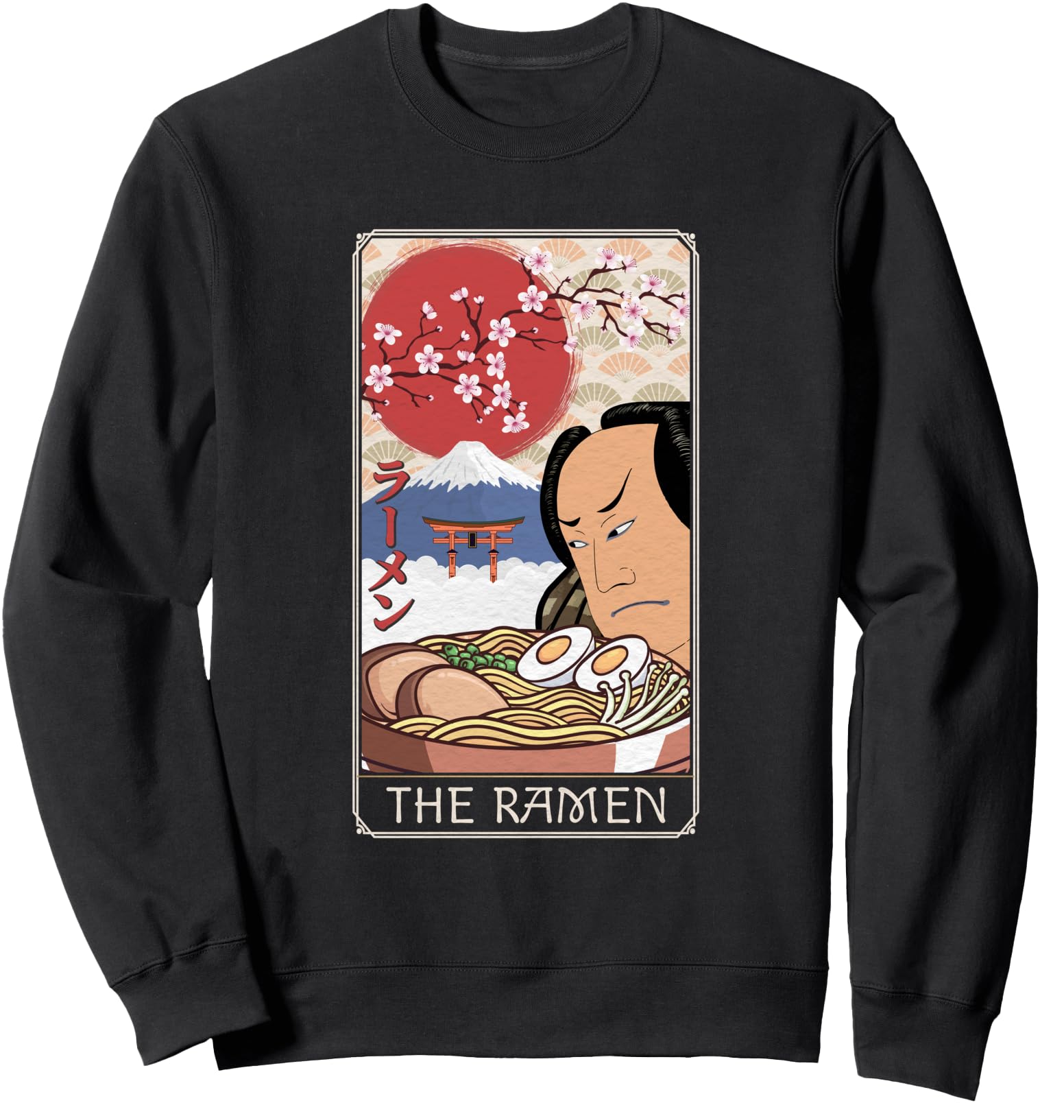 Ramen Taro Card Ukiyo E Japanese Art T-Shirt - Casual Everyday Wear Unisex - T-Shirt, Sweatshirt, Hoodie