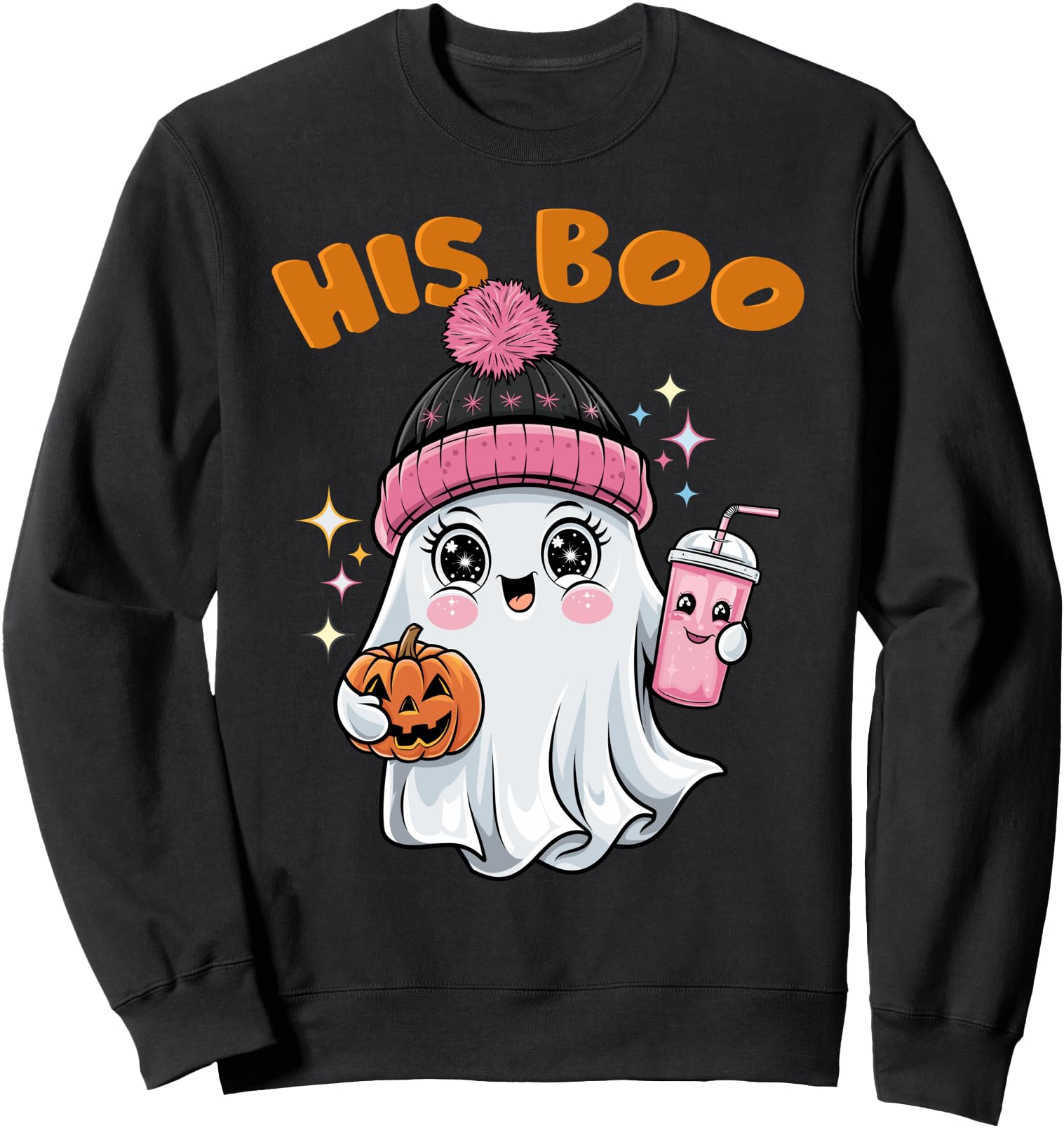 Original Her Boo His Boo Ghost T-Shirt - Casual Everyday Wear Men Women - T-Shirt, Sweatshirt, Hoodie