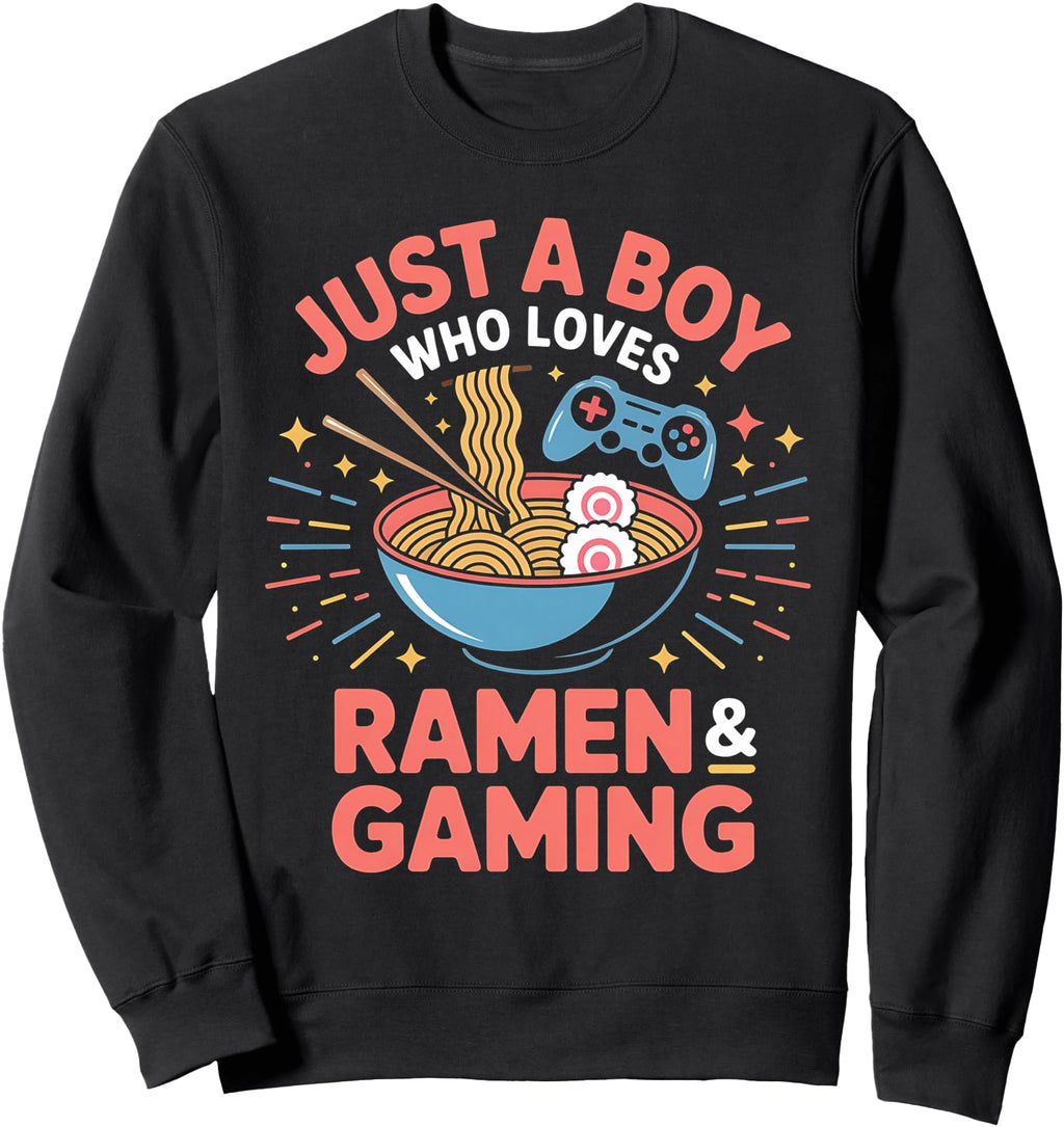 Original Just Who Loves Ramen And T-Shirt - Trendy Graphic for Adults - T-Shirt, Sweatshirt, Hoodie
