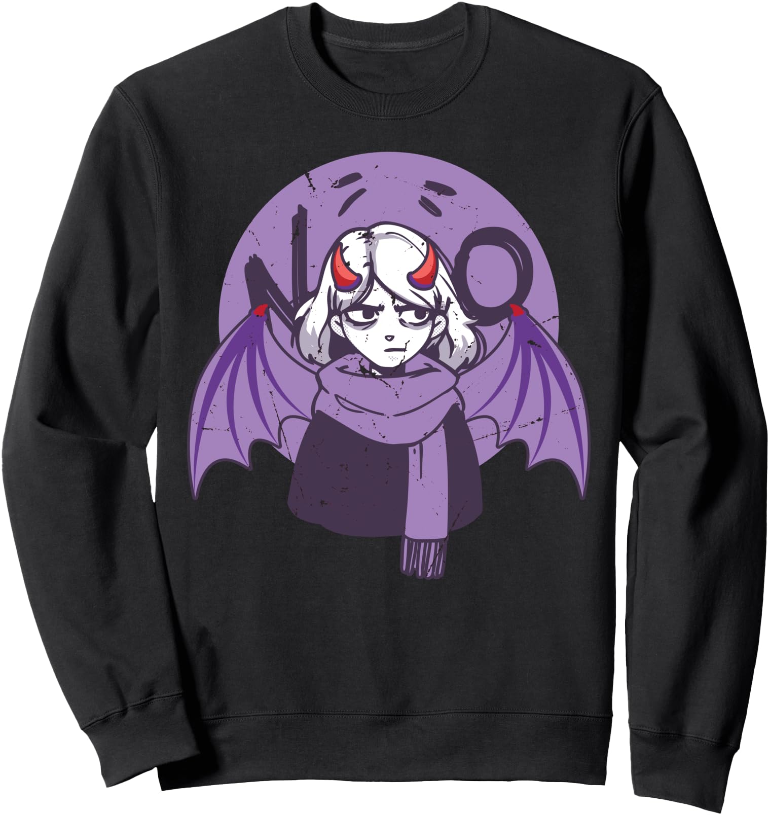 Exclusive Devil Wing Anime Otaku Japanese Hoodie - Minimalist Print Unisex - T-Shirt, Sweatshirt, Hoodie