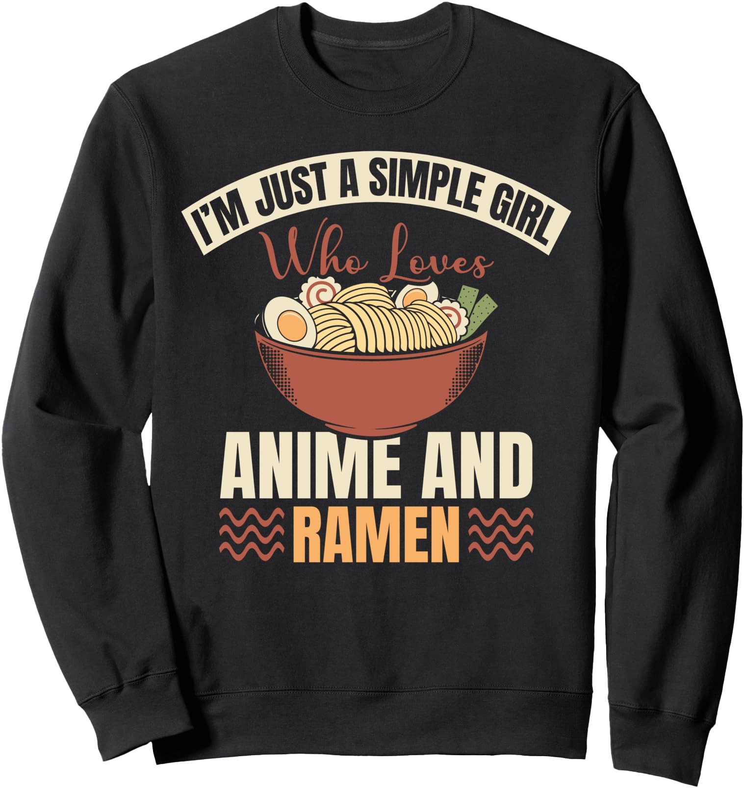 Simple Anime And Ramen Ramen Japan Hoodie - Minimalist Print Men Women - T-Shirt, Sweatshirt, Hoodie
