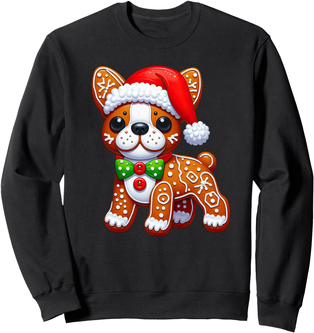 Original Gingerbread Boston Terrier Hoodie - Novelty Apparel Men Women - T-Shirt, Sweatshirt, Hoodie