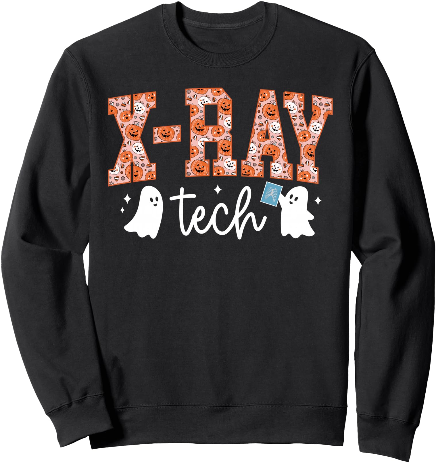 Exclusive X Ray Tech Halloween X T-Shirt - Aesthetic Graphic for Adults - T-Shirt, Sweatshirt, Hoodie