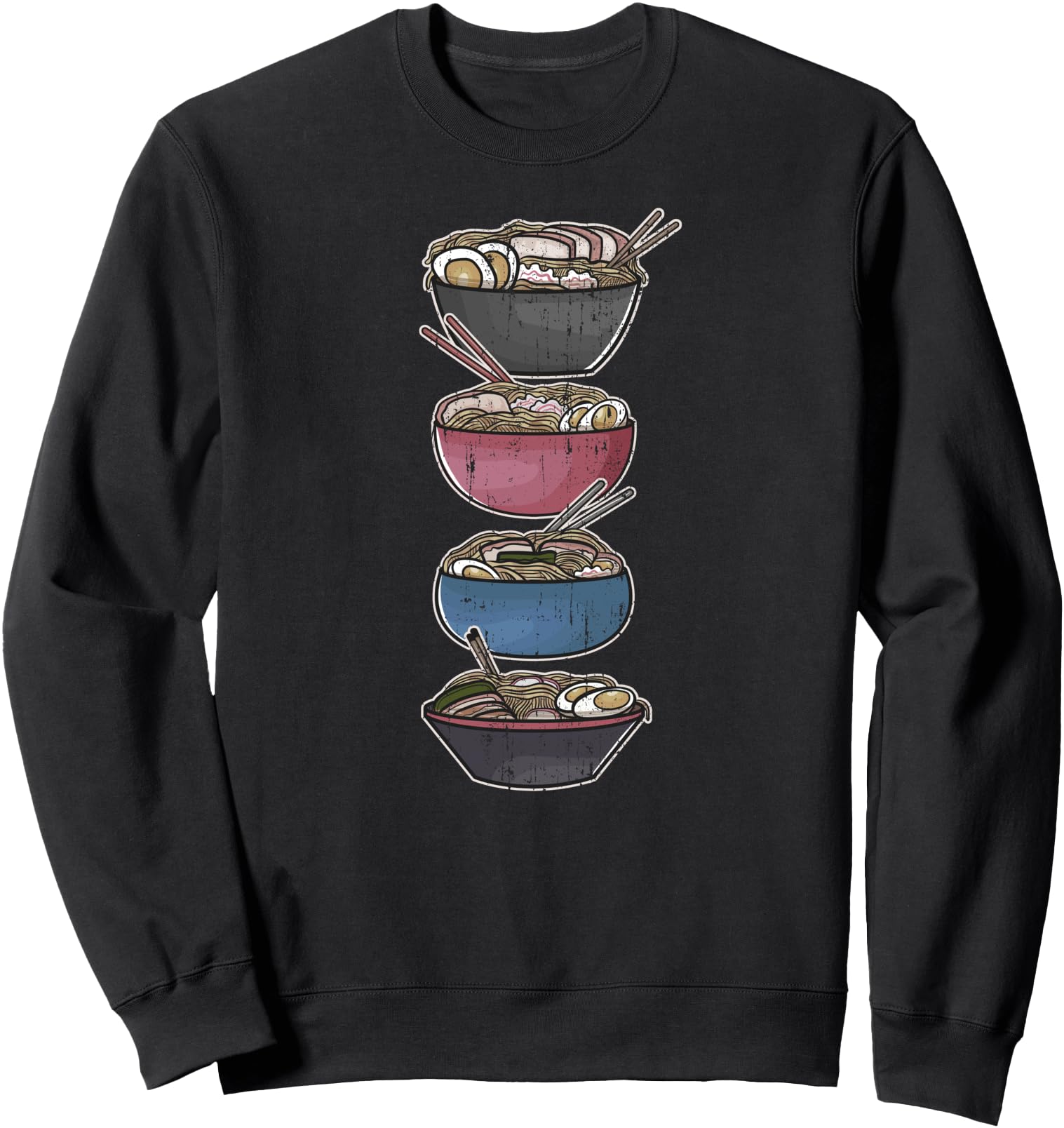 Exclusive Ramen Noodle Soup Bowls Love T-Shirt - Unique Graphic for Adults - T-Shirt, Sweatshirt, Hoodie