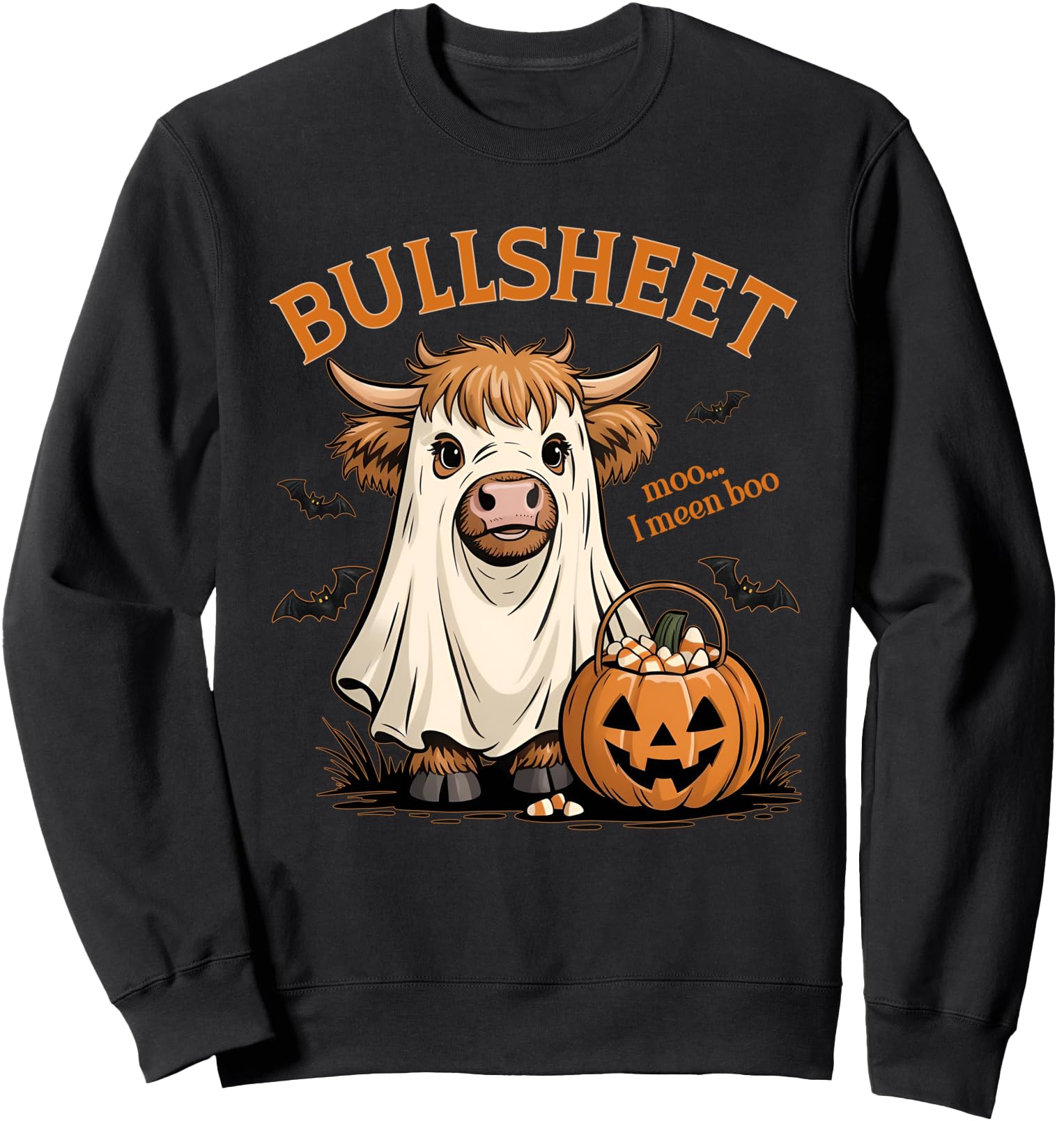 Original Moo I Mean Boo Bullsheet T-Shirt - Custom Art Print Men Women - T-Shirt, Sweatshirt, Hoodie