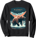 Katmai National Park Sweatshirt - Minimalist Print for Adults - T-Shirt, Sweatshirt, Hoodie