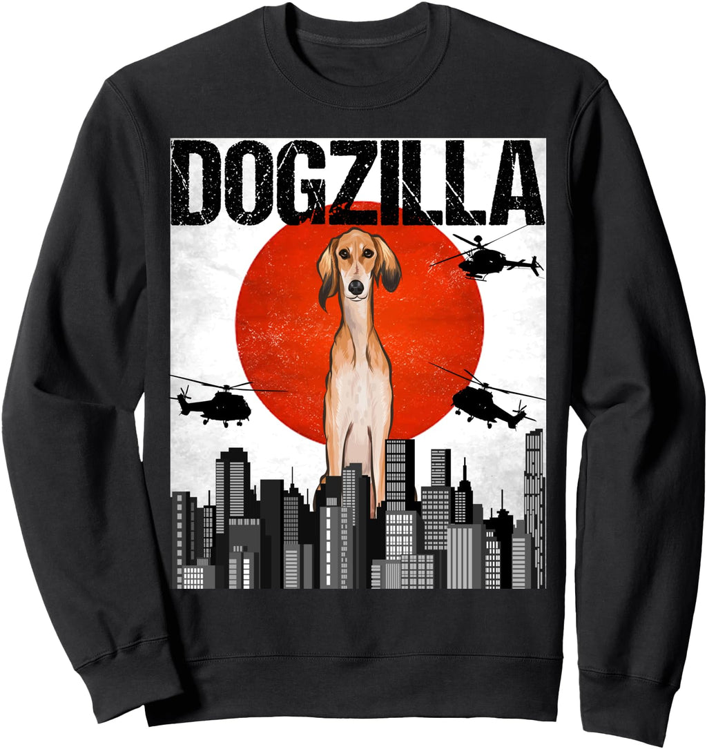 Original Japanese Dogzilla Saluki Rare Sweatshirt - Novelty Apparel Unisex - T-Shirt, Sweatshirt, Hoodie