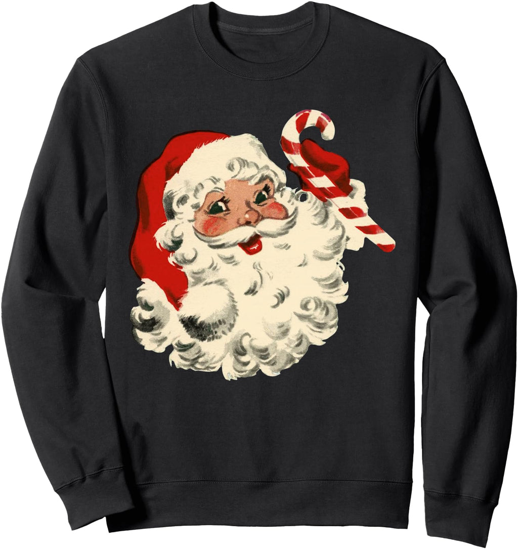 Original Santa Claus Face Old Sweatshirt - Novelty Apparel for Adults - T-Shirt, Sweatshirt, Hoodie