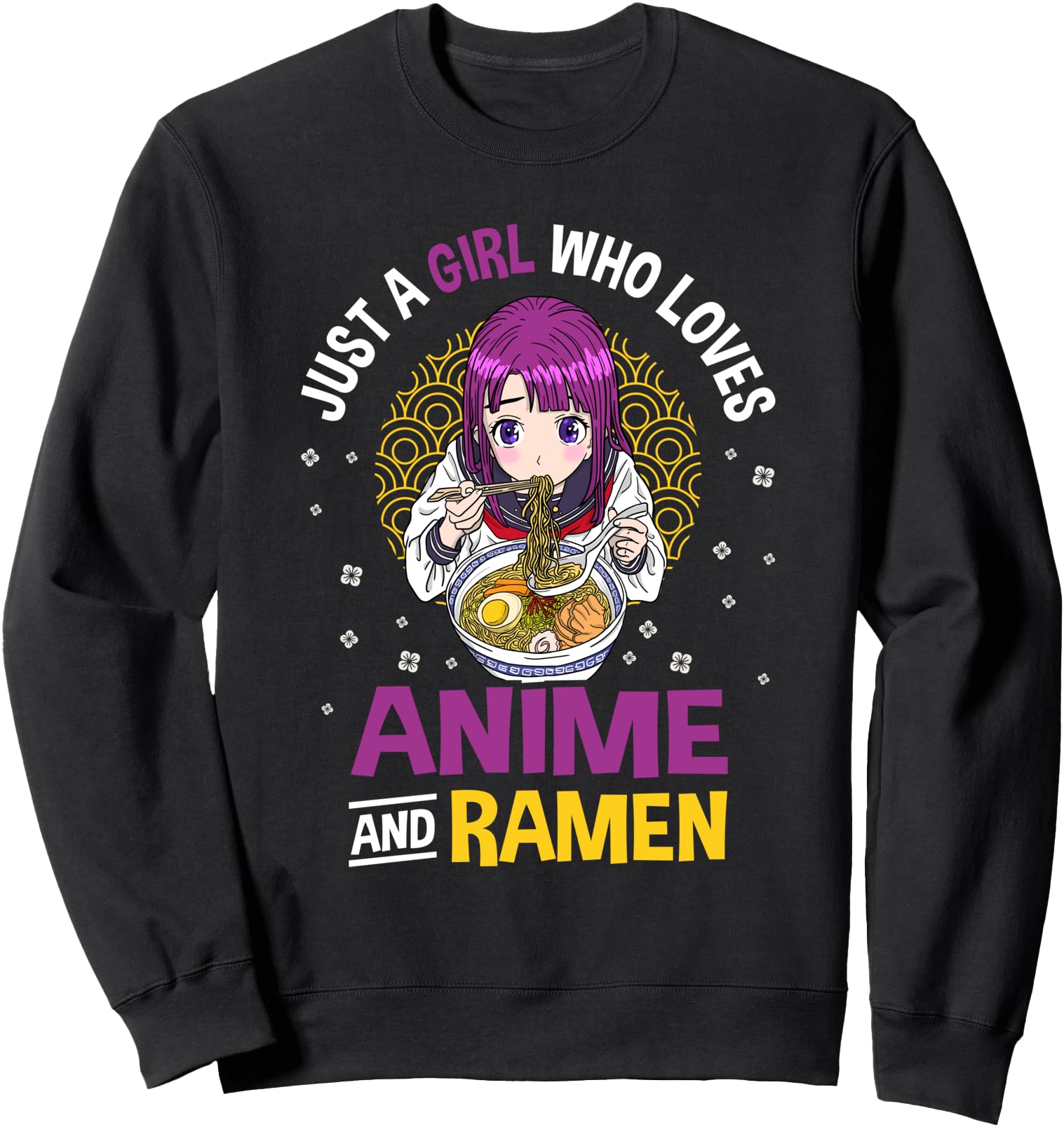 Handcrafted Just Who Loves Anime And T-Shirt - Minimalist Print Unisex - T-Shirt, Sweatshirt, Hoodie