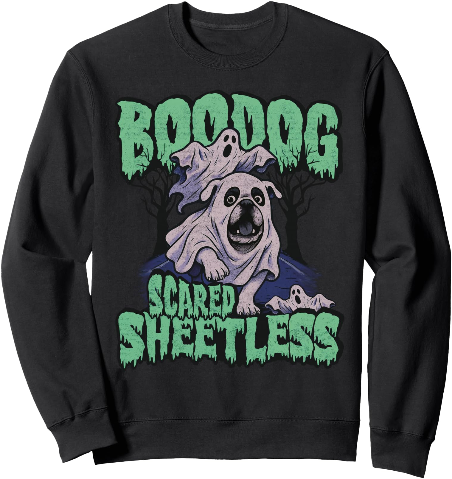 Authentic Scared English Bulldog T-Shirt - Fun Novelty Design Unisex - T-Shirt, Sweatshirt, Hoodie