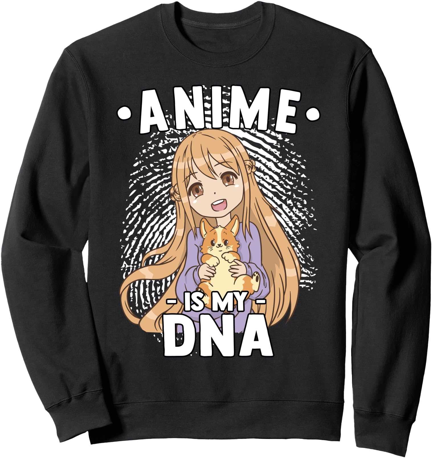 Authentic Anime Is My Dna Anime T-Shirt - Casual Everyday Wear Men Women - T-Shirt, Sweatshirt, Hoodie