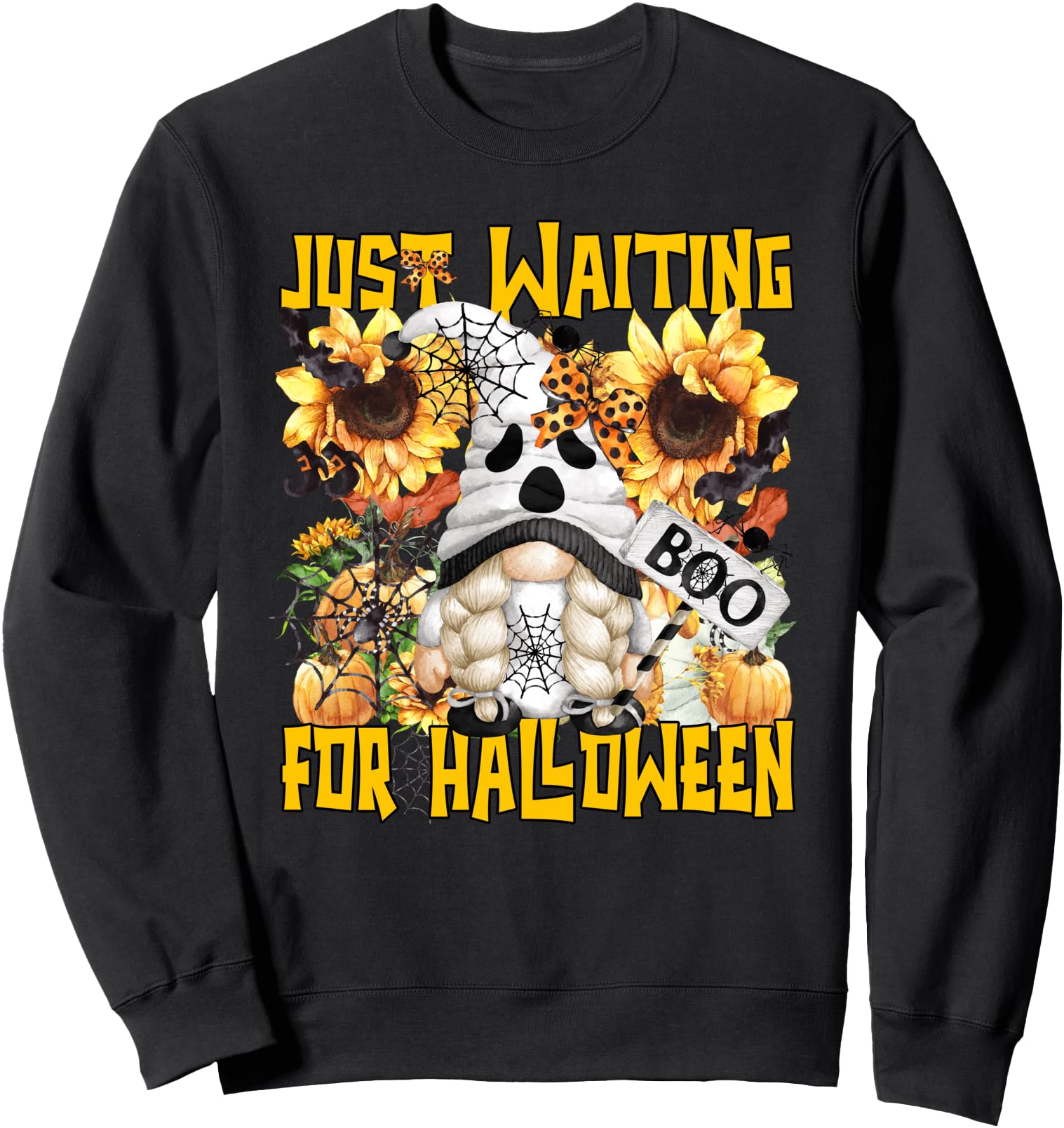 Waiting Halloween Autumn Fall T-Shirt - Fun Novelty Design for Adults - T-Shirt, Sweatshirt, Hoodie