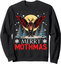 Handcrafted Merry Mothmas Cryptid T-Shirt - Fun Novelty Design Men Women - T-Shirt, Sweatshirt, Hoodie