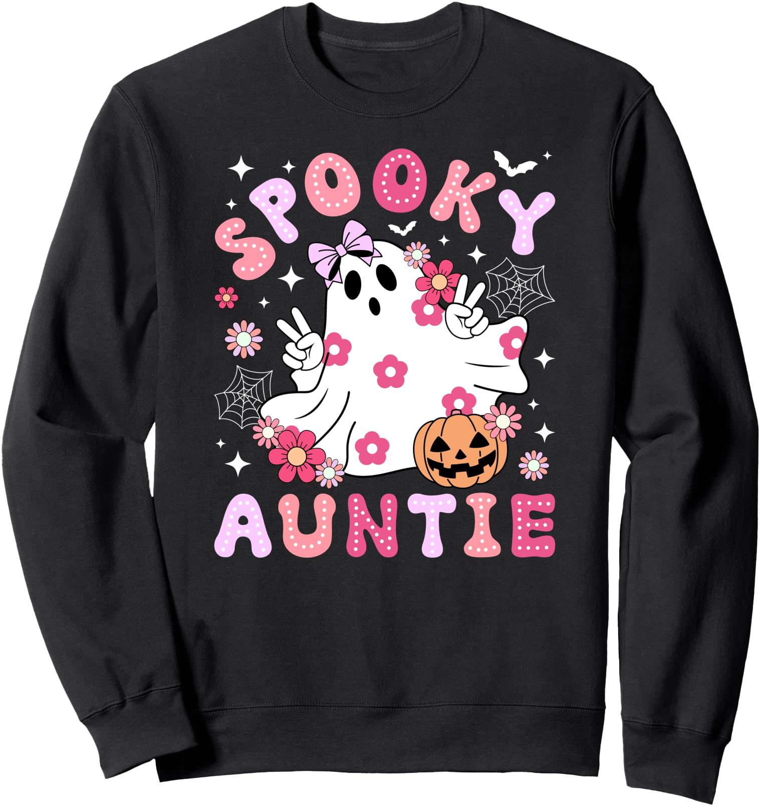 Exclusive Spooky Auntie Halloween Aunt Hoodie - Minimalist Print Unisex - T-Shirt, Sweatshirt, Hoodie