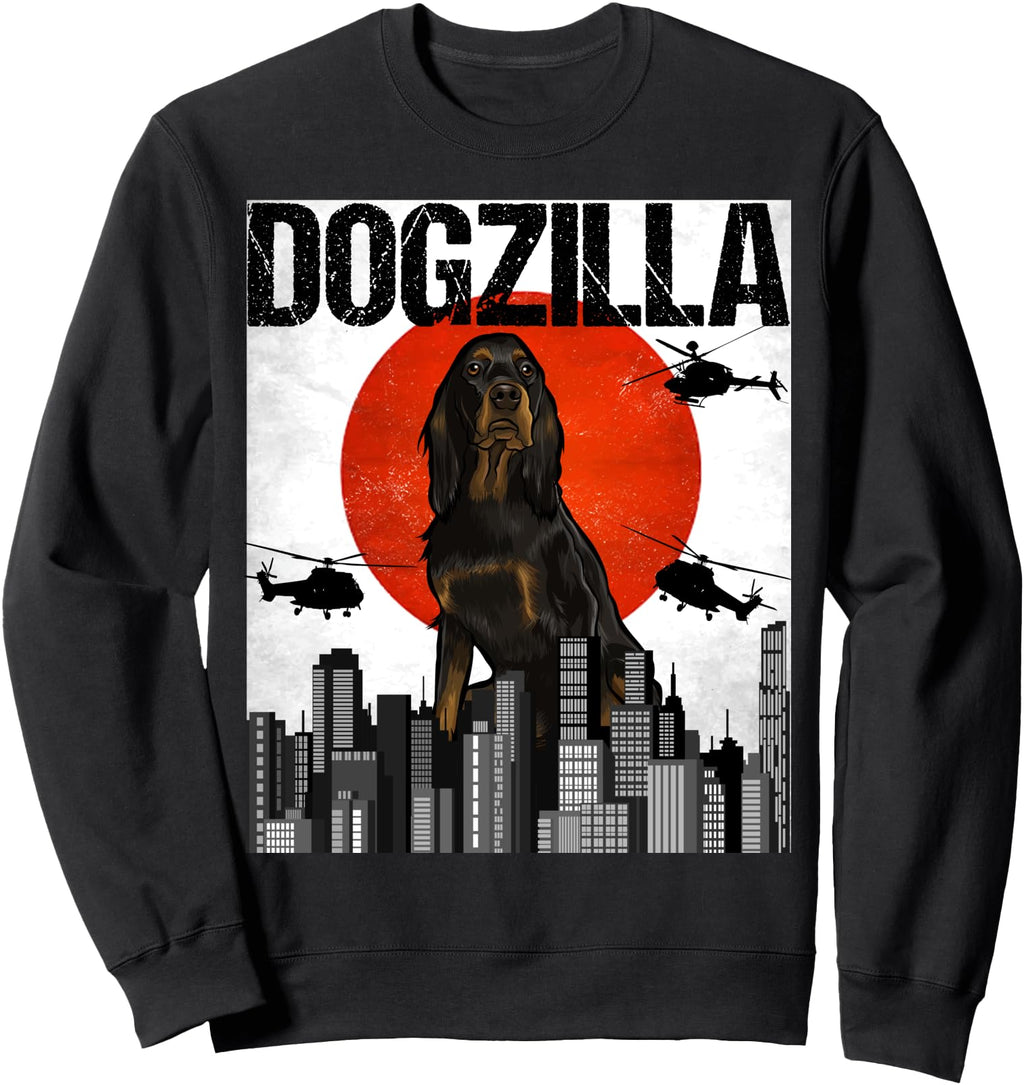 Authentic Japanese Dogzilla Gordon Setter Sweatshirt - Graphic Print Unisex - T-Shirt, Sweatshirt, Hoodie