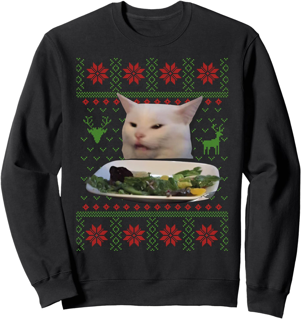 Exclusive Yelling Cat Ugly Meme Sweatshirt - Streetwear Style for Adults - T-Shirt, Sweatshirt, Hoodie