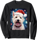 Handcrafted Westie Dog West Highland White Hoodie - Unique Graphic Unisex - T-Shirt, Sweatshirt, Hoodie