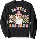 Original Dental Boo Crew Sweatshirt - Aesthetic Graphic Men Women - T-Shirt, Sweatshirt, Hoodie