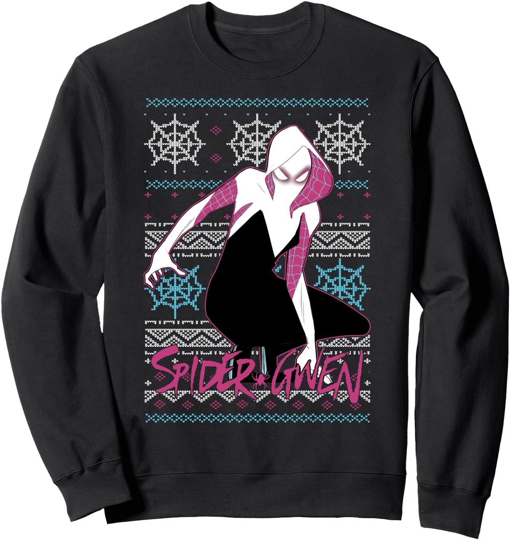 Exclusive Marvel Spider Gwen Sweatshirt - Fun Novelty Design for Adults - T-Shirt, Sweatshirt, Hoodie