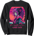 Handcrafted Anime Game Over Indie T-Shirt - Novelty Apparel Men Women - T-Shirt, Sweatshirt, Hoodie