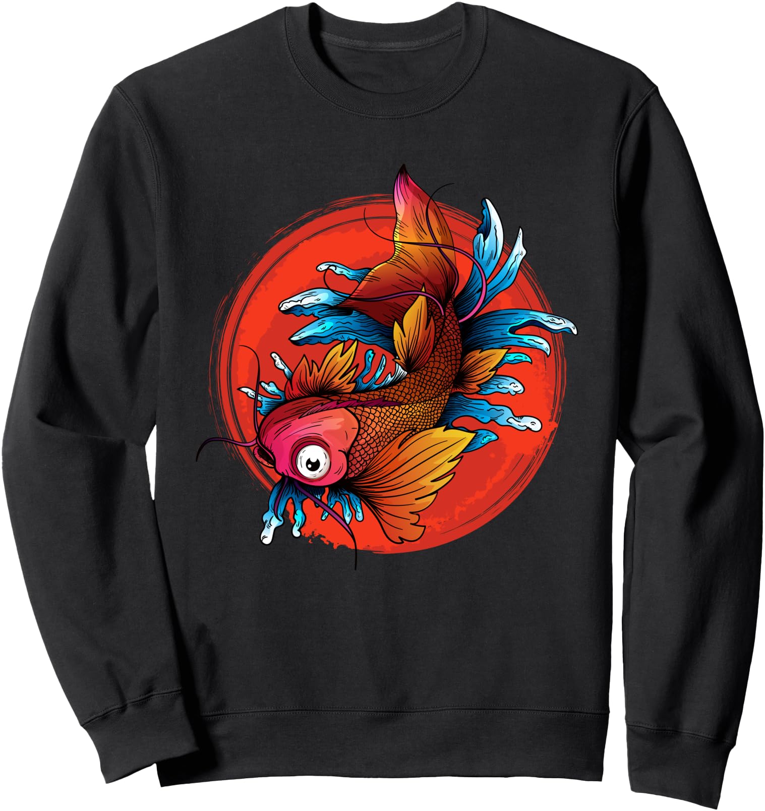 Asian Culture Nishikigoi Carp T-Shirt - Casual Everyday Wear Men Women - T-Shirt, Sweatshirt, Hoodie