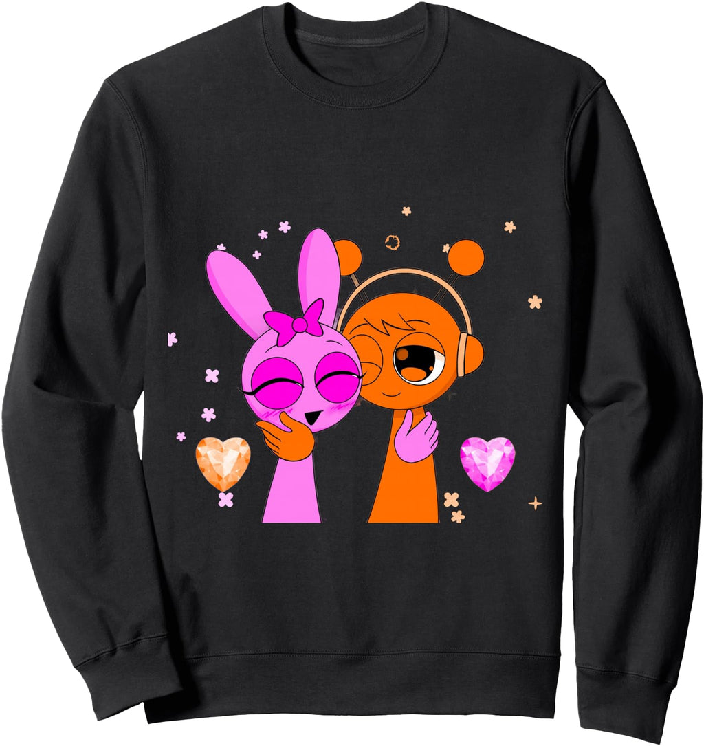 Authentic Pinki X Oren From Sprunky Love T-Shirt - Minimalist Print Unisex - T-Shirt, Sweatshirt, Hoodie