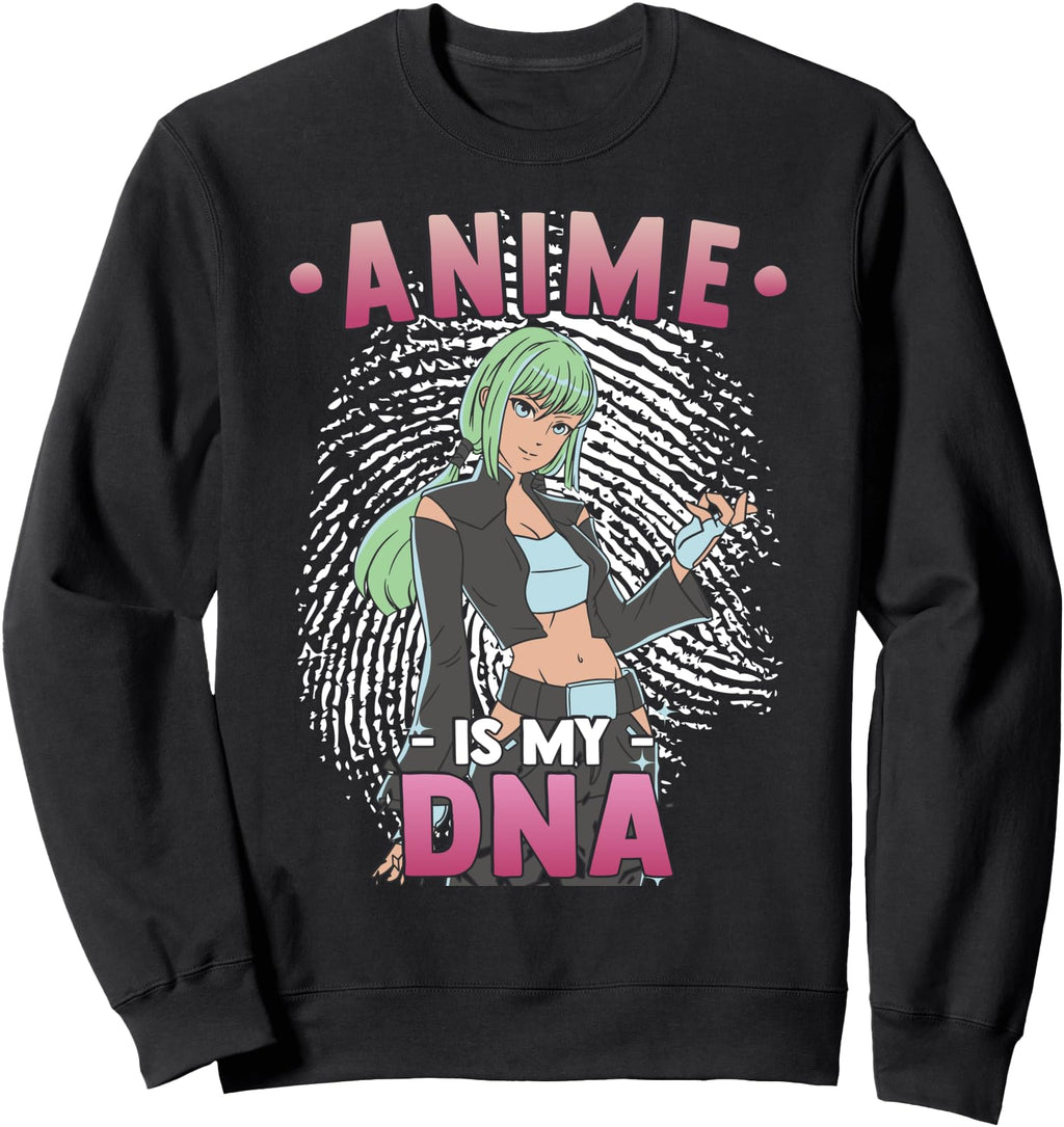 Anime Is My Dna Anime Otaku Fingerprint T-Shirt - Trendy Graphic Men Women - T-Shirt, Sweatshirt, Hoodie