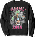 Anime Is My Dna Anime Otaku Fingerprint T-Shirt - Trendy Graphic Men Women - T-Shirt, Sweatshirt, Hoodie