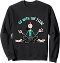Authentic Olive Oyl Go Flow Yoga Humanity Hoodie - Graphic Print Men Women - T-Shirt, Sweatshirt, Hoodie