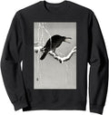 Exclusive Crow Snowy Tree Branch 1900 Sweatshirt - Minimalist Print Unisex - T-Shirt, Sweatshirt, Hoodie