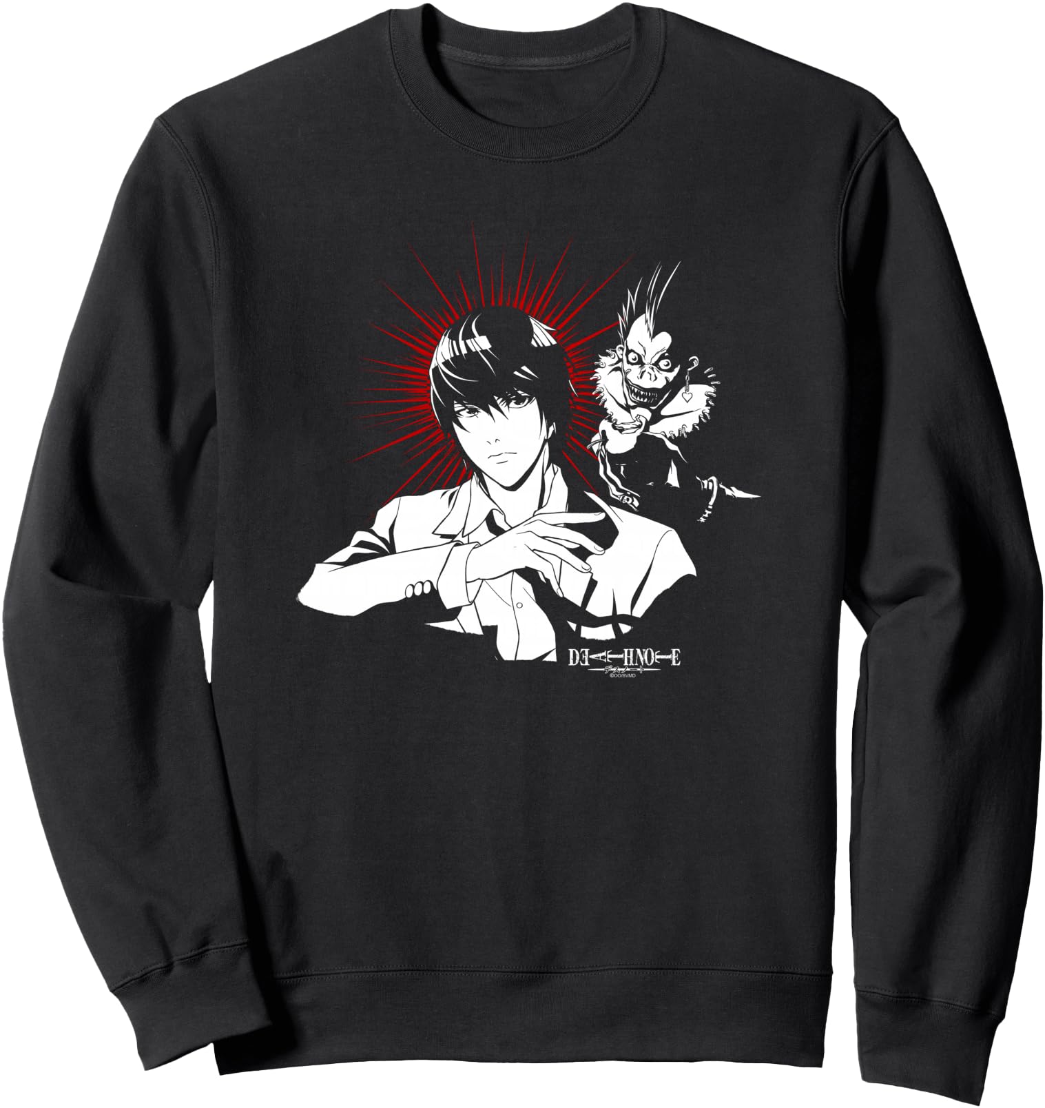 Exclusive Death Note Ryuk And Light Sweatshirt - Aesthetic Graphic Unisex - T-Shirt, Sweatshirt, Hoodie