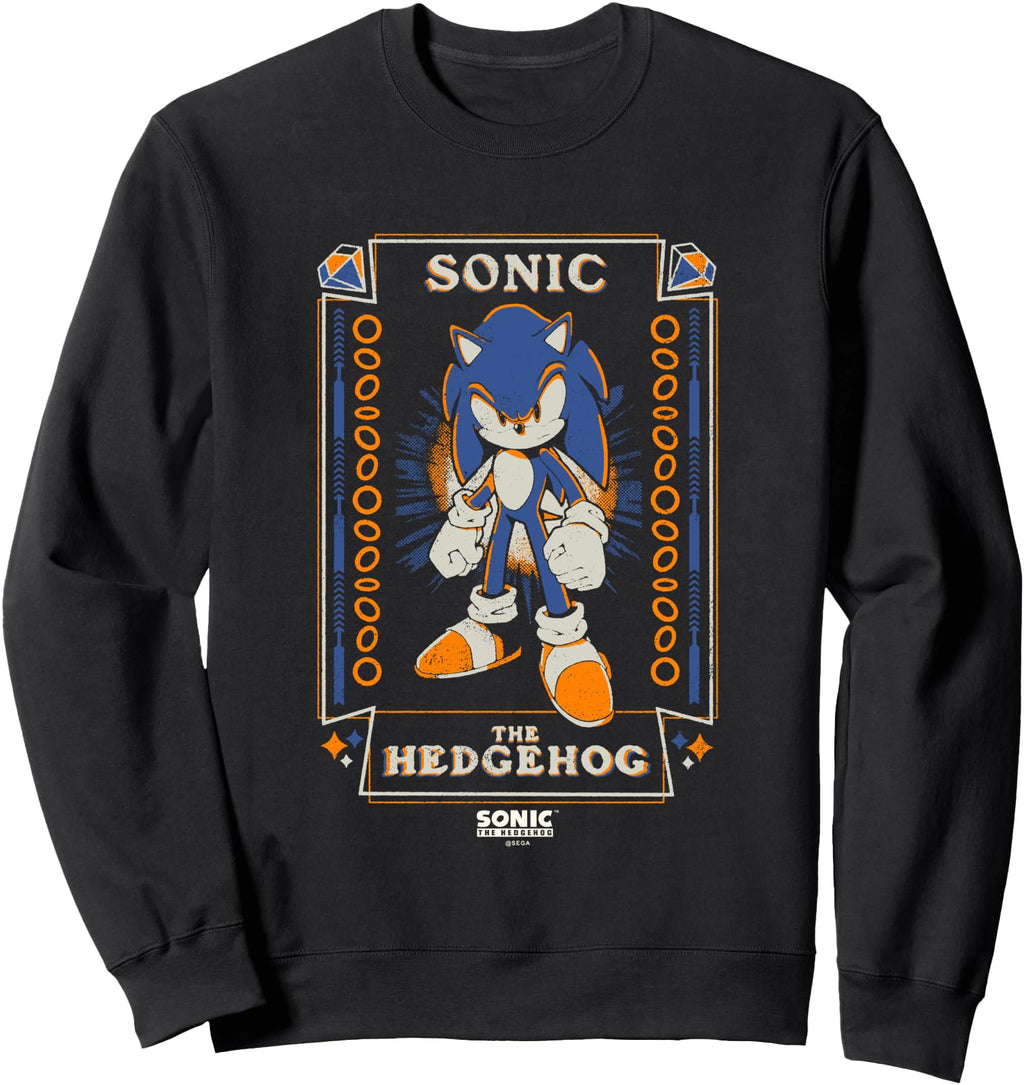 Handcrafted Sonic Hedgehog Hoodie - Casual Everyday Wear for Adults - T-Shirt, Sweatshirt, Hoodie