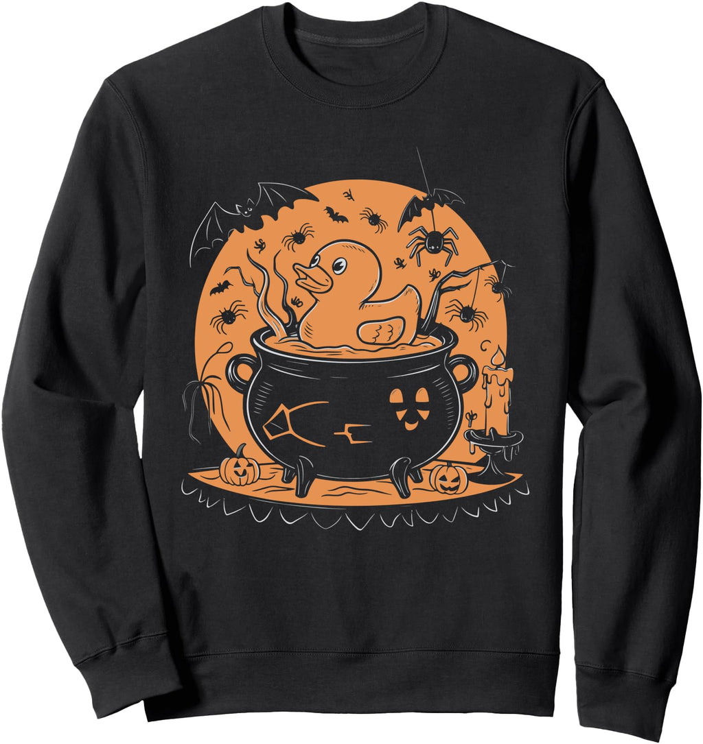 Handcrafted Rubber Duck Halloween Bath Hoodie - Trendy Graphic Men Women - T-Shirt, Sweatshirt, Hoodie