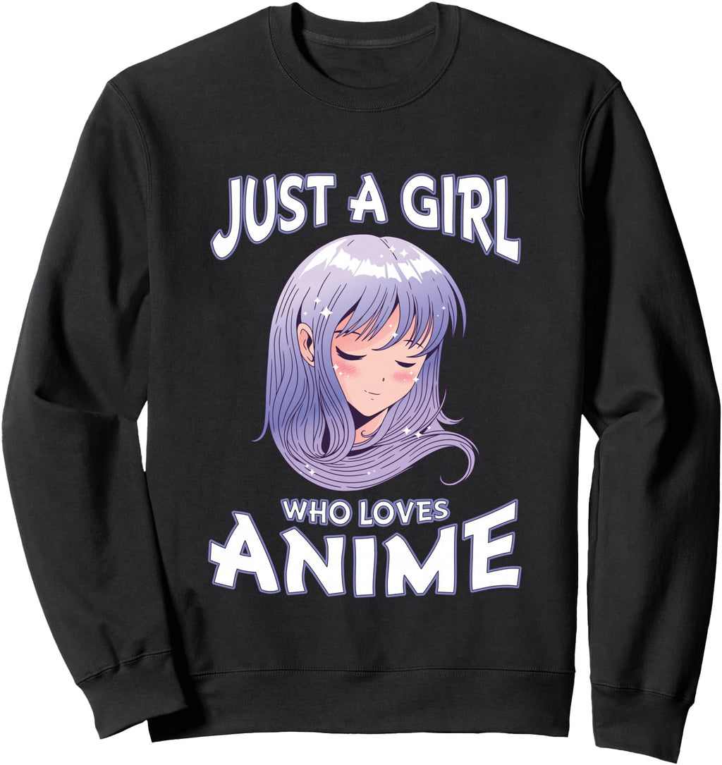 Authentic Just Who Loves Anime Gifts Hoodie - Trendy Graphic for Adults - T-Shirt, Sweatshirt, Hoodie