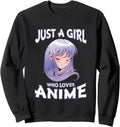 Handcrafted Just Who Loves Anime Gifts Teen Hoodie - Trendy Graphic Unisex - T-Shirt, Sweatshirt, Hoodie