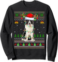 Ugly Lights Australian Shepherd Dog Hoodie - Fun Novelty Design Men Women - T-Shirt, Sweatshirt, Hoodie